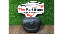 Заглушка крышка подушки AIRBAG в руль Новая Skoda Octavia A5 Шкода Октавия А5 2008-2013