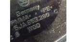 Обшивка накладка центральной стойки правая наружная для Skoda Rapid Шкода Рапид 2012-2015, 5JA853290C